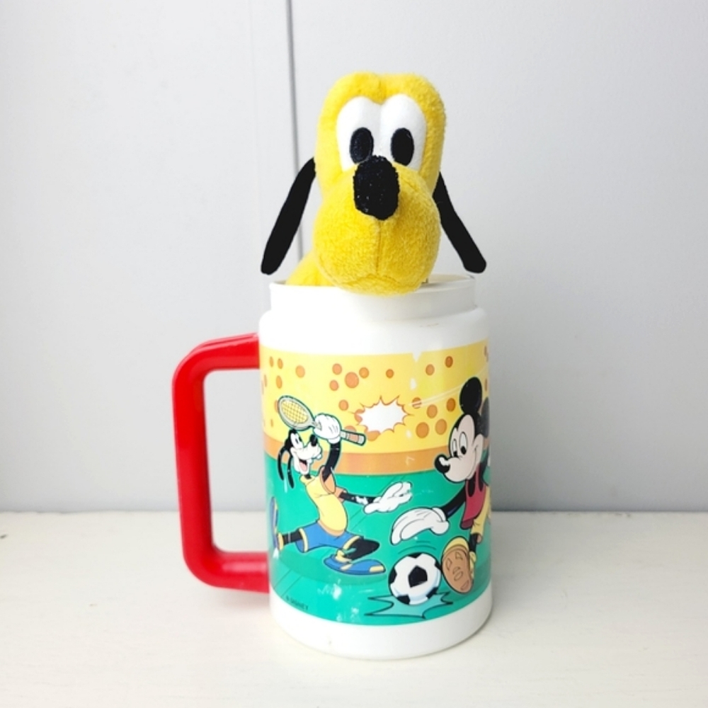 Disney All-Star Resort Vintage Mug Mickey Donald Goofy and Pluto Plush